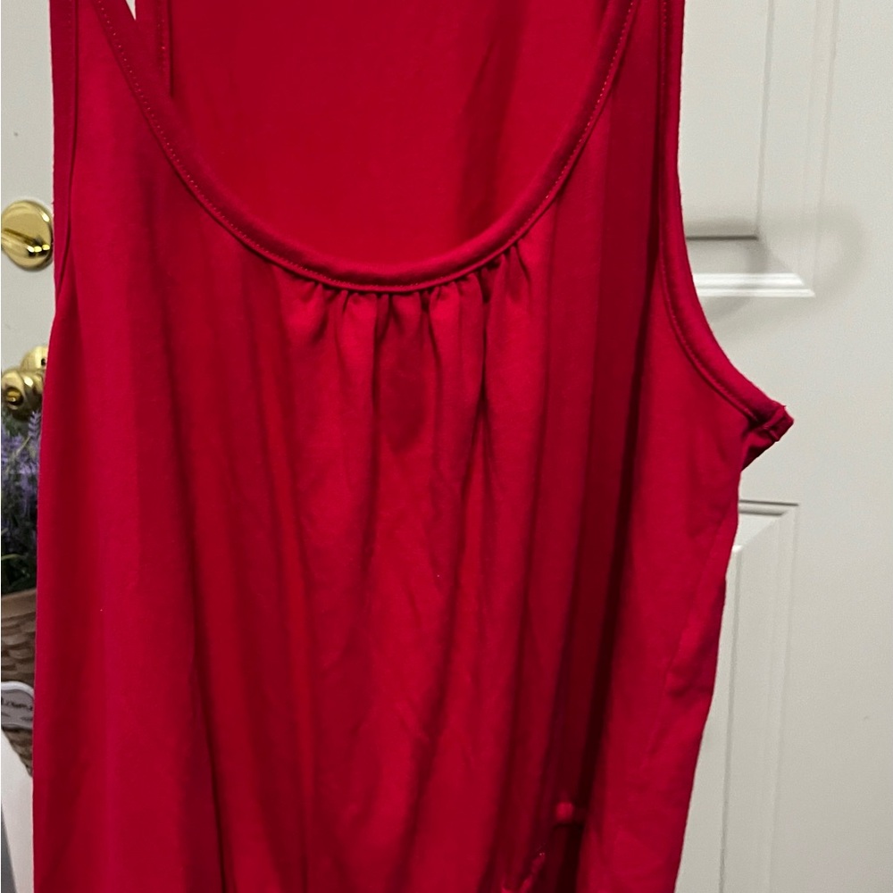 Capelli of New York Strapless Red Dress